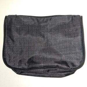 31 Thirty-One Brand Black/Pink Cosmetic Make-Up Bag EUC